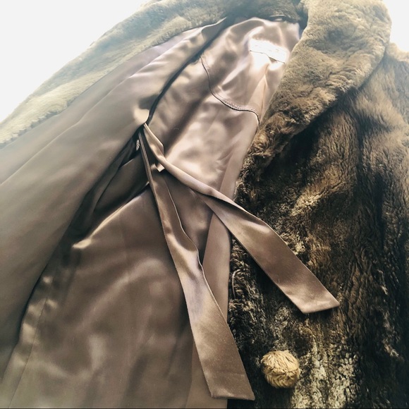 vintage faux fur teddy bear coat - Picture 14 of 15